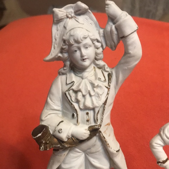 CARL SCHNEIDER GERMAN PORCELAIN BISQUE FIGURINES 1800’s - Picture 2 of 11
